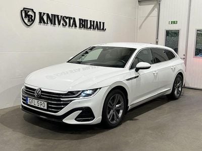 Vit Begagnad 2021 VW Arteon R-line Kombi | 257 800 kr (Marknadspris)