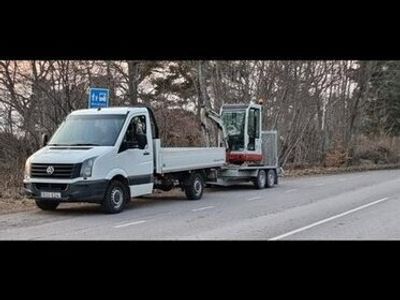 begagnad VW Crafter Chassi 35 2.0 TDI Euro 5 Kranbil