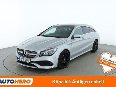 Begagnad Mercedes CLA200 Shooting Brake AMG line 137 HK (100 kW) 2018 Silver Kombi
