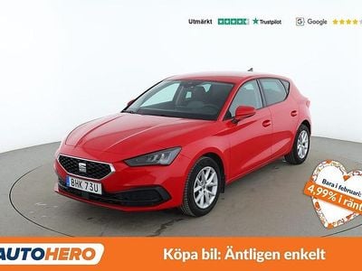 Begagnad Seat Leon Style 132 HK (97 kW) 2020 Röd Halvkombi