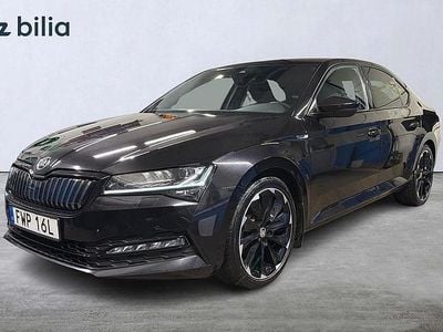 Svart Begagnad 2021 Skoda Superb SportLine Halvkombi | 309 500 kr (Lite dyr)