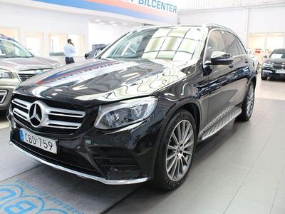 Svart Begagnad 2018 Mercedes GLC220 AMG SUV | 299 900 kr (Marknadspris)