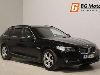 Svart Begagnad 2015 BMW 520 Kombi | 139 900 kr (Marknadspris)