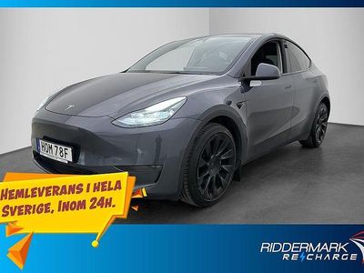 Grå Begagnad 2021 Tesla Model Y Long Range AWD SUV | 319 800 kr (Marknadspris)