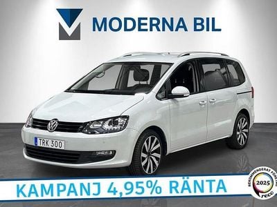 Begagnad VW Sharan 184 HK (135 kW) 2018 Ljusgrå Minibuss
