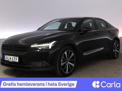 Svart Begagnad 2021 Polestar 2 Long Range Single Motor Halvkombi | 321 990 kr (Marknadspris)