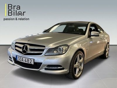 begagnad Mercedes C180 Coupé 156hk Sensorer Halvskinn AMG Fälga