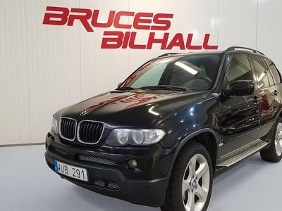 Svart Begagnad 2005 BMW X5 Sport Line SUV | 69 900 kr (Marknadspris)