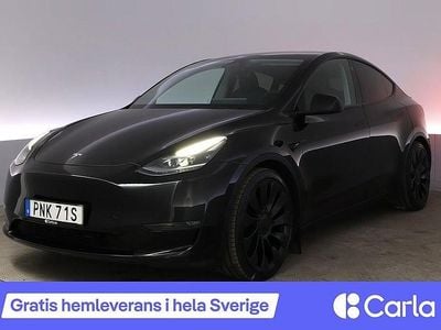 Begagnad Tesla Model Y Performance 392 kW (534 HK) 2022 Svart SUV