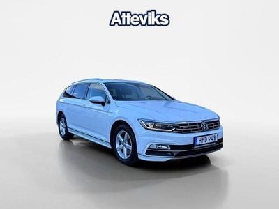 Begagnad VW Passat R-line 192 HK (141 kW) 2018 Vit Kombi
