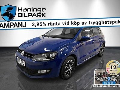 Begagnad VW Polo 90 HK (66 kW) 2010 Blå Halvkombi