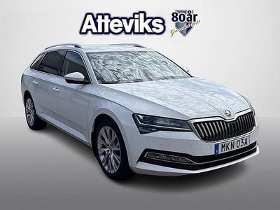 Begagnad Skoda Superb Business Line 192 HK (141 kW) 2020 Vit Kombi