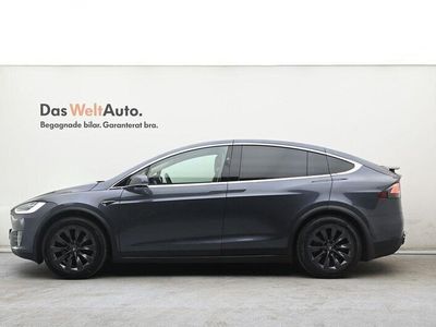 begagnad Tesla Model X 100D Navigation/6sits/Läder/Drag