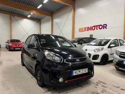 Svart Begagnad 2015 Kia Picanto Halvkombi | 69 900 kr (Lite dyr)