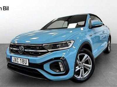 Ljusblå Begagnad 2022 VW T-Roc Cabriolet R-line Cab | 339 900 kr