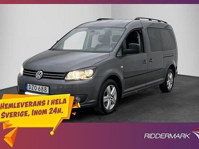 Grå Begagnad 2015 VW Caddy Maxi Minibuss | 128 700 kr