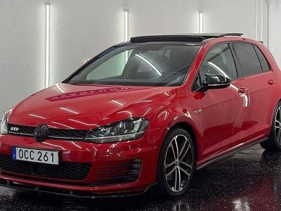 Röd Begagnad 2013 VW Golf VII GTD Halvkombi | 159 900 kr (Dyr)