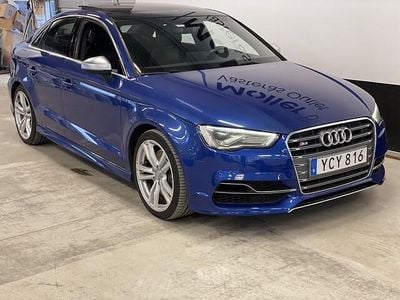 Blå (sepangblå pärleffekt) Begagnad 2016 Audi S3 Sedan | 224 900 kr (Marknadspris)