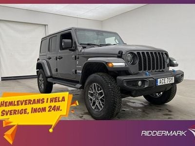 Grå Begagnad 2021 Jeep Wrangler Unlimited Sahara SUV | 599 900 kr