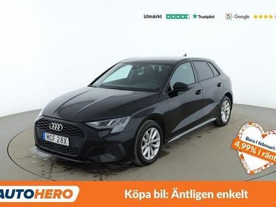 Svart Begagnad 2021 Audi A3 Sedan | 237 000 kr (Marknadspris)