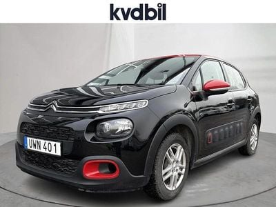 Svart Begagnad 2018 Citroën C3 | 125 000 kr
