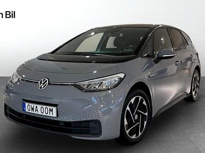 Grå (moonstone grey black) Begagnad 2022 VW ID.3 Pro Halvkombi | 249 900 kr (Marknadspris)