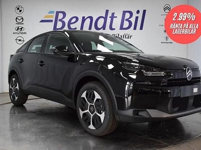 Ny Citroën C4 PureTech 131 HK (96 kW) 2025 Svart Halvkombi