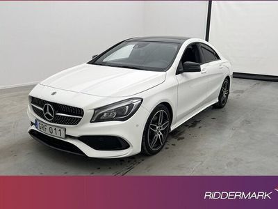 begagnad Mercedes CLA220 CLA220 Benz4M Coupé AMG Night Pano Kamera CarPlay 2018, Sportkupé