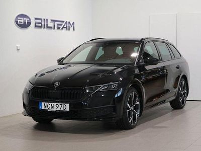 Svart Begagnad 2024 Skoda Octavia SportLine Kombi | 399 900 kr (Lite dyr)