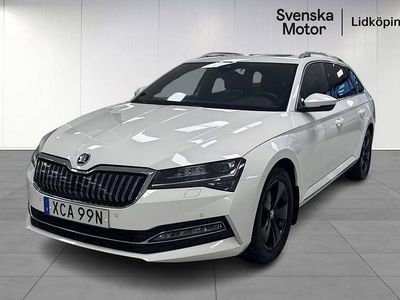 Begagnad Skoda Superb LAURIN & KLEMENT 220 HK (161 kW) 2021 Vit Kombi