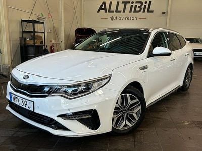 Begagnad Kia Optima Advance 205 HK (150 kW) 2019 Vit Kombi