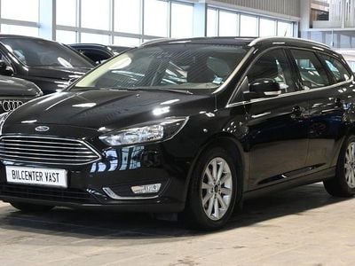 Begagnad Ford Focus Titanium 125 HK (91 kW) 2016 Svart Kombi