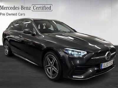 Begagnad Mercedes C300e AMG line 313 HK (230 kW) 2023 Grå Kombi
