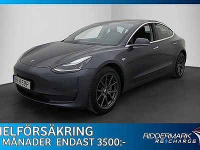 Begagnad Tesla Model 3 Standard Range Plus 239 kW (325 HK) 2019 Grå Sedan