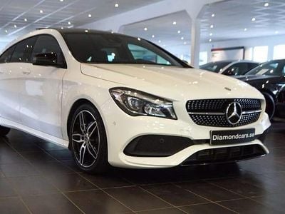 Vit Begagnad 2018 Mercedes CLA180 Shooting Brake AMG Kombi | 224 900 kr (Lite dyr)