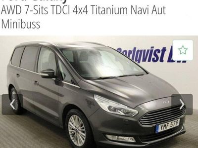 begagnad Ford Galaxy 2.0 TDCi AWD Powershift Euro 6 Navi.Titanium