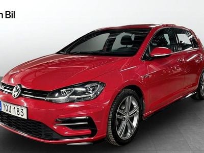 Begagnad VW Golf VII R-line 150 HK (110 kW) 2018 Röd Halvkombi