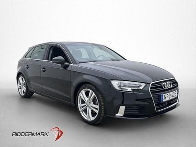 Begagnad Audi A3 Sport 150 HK (110 kW) 2019 Svart Sedan