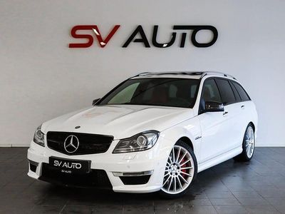 Begagnad Mercedes C63 AMG AMG 487 HK (358 kW) 2013 Vit Kombi