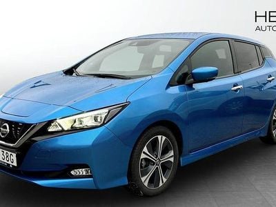 Blå Begagnad 2021 Nissan Leaf N-Connecta Halvkombi | 154 900 kr (Bra pris)