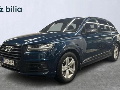 Begagnad Audi Q7 Comfort 290 HK (213 kW) 2018 Blå SUV