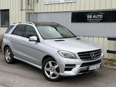 Begagnad Mercedes ML350 AMG line 258 HK (189 kW) 2015 Silver SUV