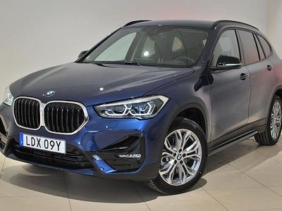 Begagnad BMW X1 Sport Line 190 HK (139 kW) 2021 Blå SUV