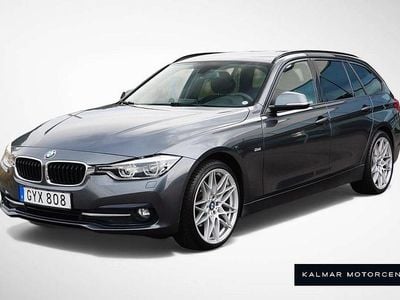 Grå Begagnad 2017 BMW 320 Sport Line Kombi | 174 900 kr (Marknadspris)