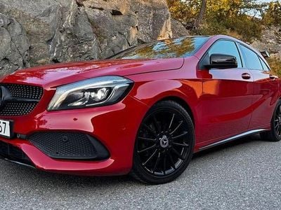 Röd Begagnad 2015 Mercedes A200 AMG Halvkombi | 169 900 kr (Dyr)
