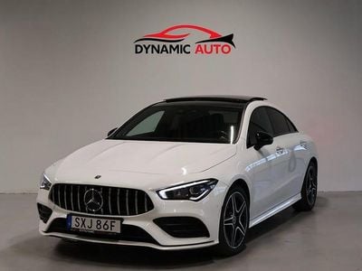 Begagnad Mercedes CLA200 AMG 163 HK (119 kW) 2020 Vit Sportkupé