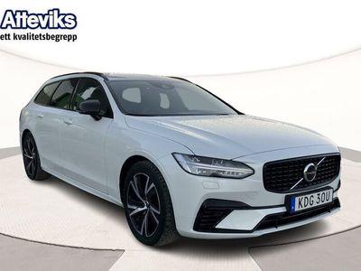 begagnad Volvo V90 T8 AWD Recharge R-Design Drag 360 Kamera