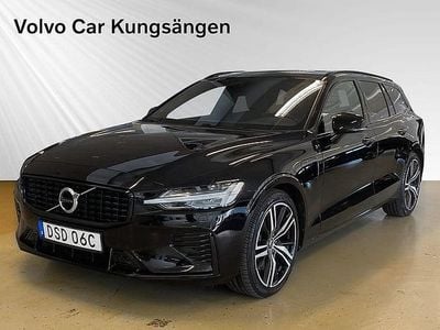 Svart Begagnad 2019 Volvo V60 R-Design Kombi | 309 900 kr (Dyr)