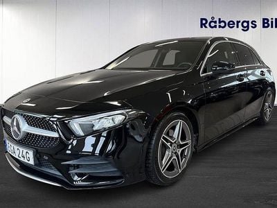 Nattsvart Begagnad 2020 Mercedes A180 AMG line Halvkombi | 249 800 kr (Marknadspris)