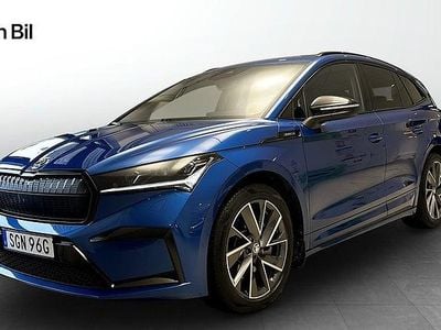 Begagnad Skoda Enyaq iV SportLine 194 kW (265 HK) 2022 Blå SUV
